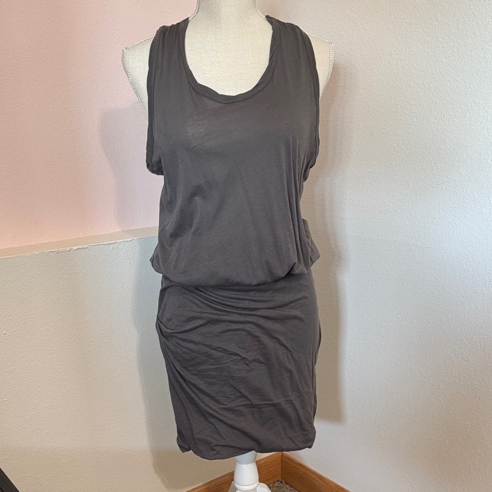 LA MIEL Charcoal Sleeveless dress